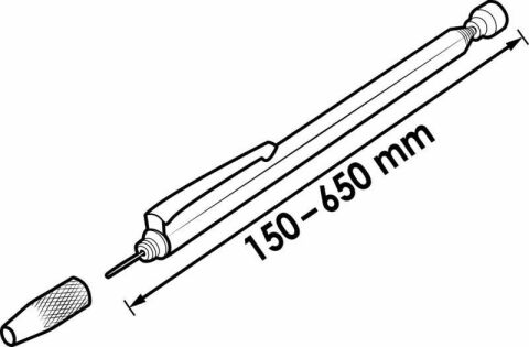 Захват телескопический магнитный (0.5кг./150-650mm)