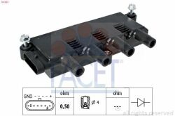 Котушка запалювання Fiat 500/Panda/Grande Punto/Punto 1.2/1.4 03- Котушка запалювання Fiat 500/Panda/Grande Punto/Punto 1.2/1.4 03-