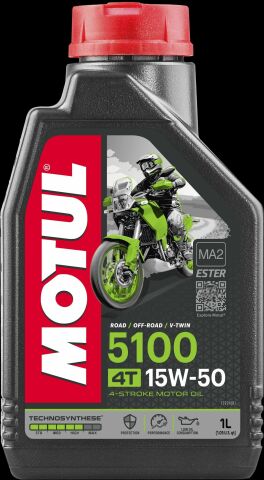 Моторное масло MOTUL 5100 4T 15W-50, 1 литр
