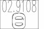 Монтажное кольцо выхлопной системы (металлическое) (D(внутр) – 53,6мм; D(наружн) – 61мм; Высота-4 мм), фото 1 - интернет-магазин Auto-Mechanic