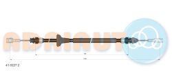 Трос ручного тормоза перед. прав./лев. master 2,3 10- (1030mm) Трос ручного тормоза перед. прав./лев. master 2,3 10- (1030mm)