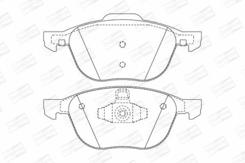 Колодки гальмові передні C-Max, Focus II, III, Kuga I, II Mazda 3,5, Volvo 03-FORD