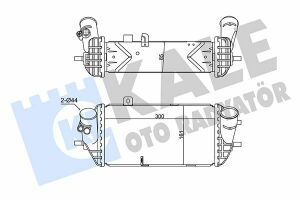 KALE HYUNDAI Интеркулер i20/30,Solaris IV,Kia Ceed,Rio III,IV 1.1/1.6CRDi