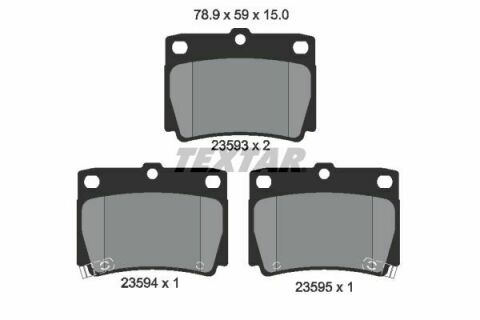 Колодки тормозные (задние) Mitsubishi Pajero 98- (Sumitomo)