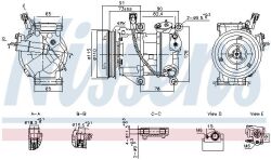 Компресор yaris 1.3, 1.5 11-