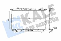 Радіатор охолодження Hyundai Sonata IV, Grandeur, Kia Magentis 2.0/3.5 98–