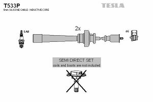 Кабель запалювання к-кт TESLA Mitsubishi 95-1,6