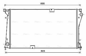 Радіатор охолодження Trafic II, Opel Vivaro, Nissan 2.0/2.5dCi 06- RENAULT
