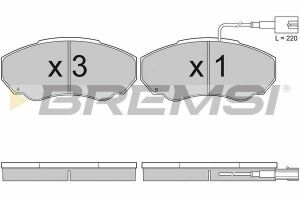 Тормозные колодки пер. Ducato/Jumper/Boxer 02-06 (1.4t)