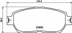 TOYOTA Тормозные колодки передн.Camry,Previa, Lexus ES 01- TOYOTA Тормозные колодки передн.Camry,Previa, Lexus ES 01-