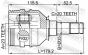 ШРКШ (ШРУС) внутренний 23x35x20 AURIS 1.8 06-12, фото 2 - интернет-магазин Auto-Mechanic