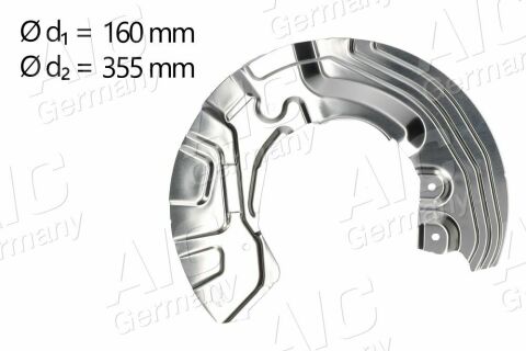 Защита диска тормозного (переднего) (L) BMW 3 (E90) 04-11 Защита диска тормозного (переднего) (L) BMW 3 (E90) 04-11