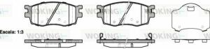 Тормозные колодки пер. Hyundai Accent/Kia Rio 05- (mando)