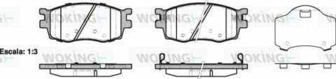Гальмівні колодки пер. Hyundai Accent/Kia Rio 05- (mando) Гальмівні колодки пер. Hyundai Accent/Kia Rio 05- (mando)