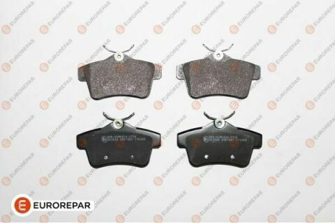 EUROREPAR Задні гальмівні колодки CITROEN C4 II, DS4, DS5 PEUGEOT 3008, 308 CC, 308 I, 5008, 508 I, 508 SW I, RCZ 1.2-2.0DH 06.09-