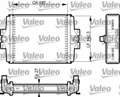 Радиатор охлаждения BMW 3 (F30/F80) 11-18 N20/N26/N57