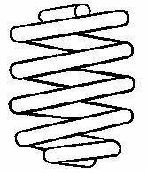 Пружина передней Подвески passat audi a4 skoda superb