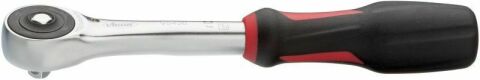 Трещотка 72-зубная (1/4"/176mm) (с портом 360°)