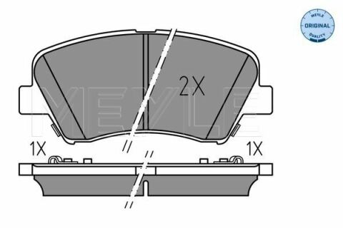 Колодки тормозные (передние) Hyundai Elantra 10-/ i30 11-/ Kia Cee 12- R15 (Bosch)