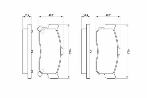 Колодки тормозные дисковые Nissan Almera N16 00-06, Maxima A33 00-06, Maxima A32 94-00, Almera N15 95-00