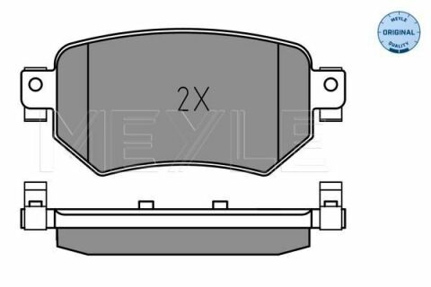 Колодки гальмівні (задні) Mazda 6 2.0-2.5 12-