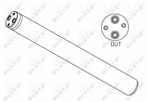 Осушувач кондиціонера VW T4 1.9-2.8 90-03