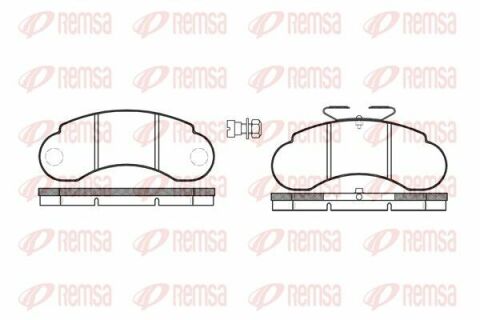 Гальмівні колодки перед. DB 100 2,0/2,4D [-]