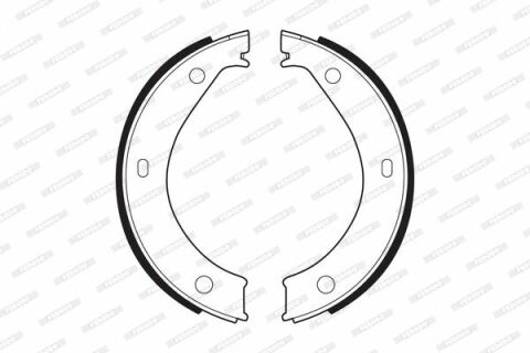 Комплект гальмівних колодок з 4 шт. барабанів