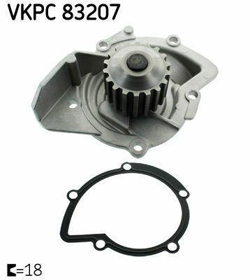 Помпа води Citroen C4/C5/C8/Jumpy/Fiat Scudo/Peugeot 308/407/508/Ford Focus/Mondeo 2.0HDi/TDCi 09-