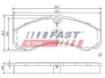 Колодки Гальмівні IVECO Daily 00- зад Без Датчика 60/65C13