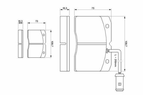 Тормозные колодки передние IVECO Daily -95