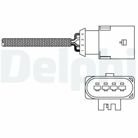 DELPHI LANDROVER Лямбда-зонд 200,25,400,45,Freelander,MG 1.1/1.8 95-