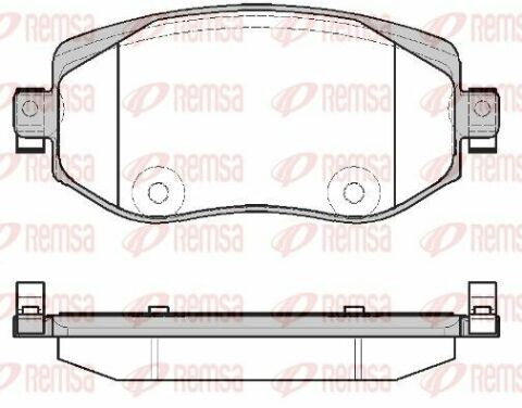 Колодки тормозные передние megane iv