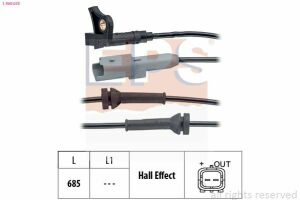 EPS CITROEN Датчик ABS передн.C4,Peugeot 307 00-