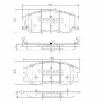 Гальмiвнi колодки дисковi