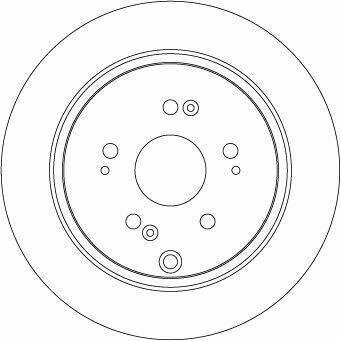 Тормозной диск зад. CR-V 07-1.6-2.4 (PRO)