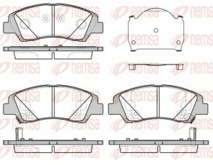 HYUNDAI Тормозные колодки передн.i10 08-