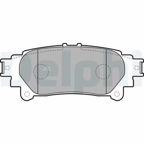 Колодки гальмівні (задні) Toyota Highlander 14-/Prius 08-/Lexus GS 12-/RC 14-/RX 08-15