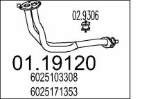 Прийомна труба вихлопної системи Прийомна труба вихлопної системи