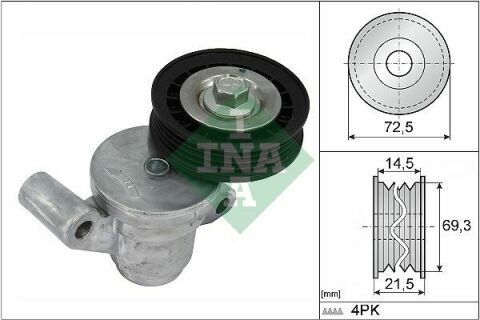 Натяжник ременя генератора Ford Transit Connect 2.5 Duratec 13- (72.5x21.5)