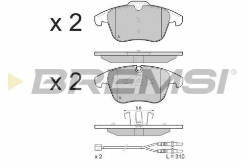 Гальмівні колодки пер. Citroen C5 09-/Peugeot 508 10- (ATE)