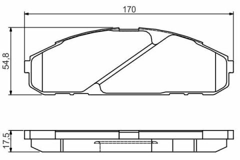 Тормозные колодки передние Patrol GR I 4.2 88- NISSAN