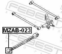 Сайлентблок задней тяги продольной Mazda 626 97-02