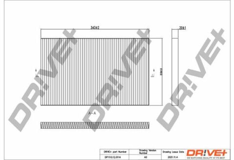 DP1110.12.0114 Drive+ Фільтр салону