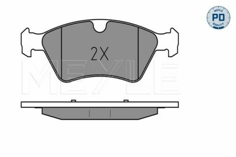 Колодки тормозные (передние) MB E-class (W211) 03-09