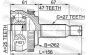 ШРКШ (ШРУС) наружный 25x62x27 HYUNDAI SONATA V 09-, фото 2 - интернет-магазин Auto-Mechanic