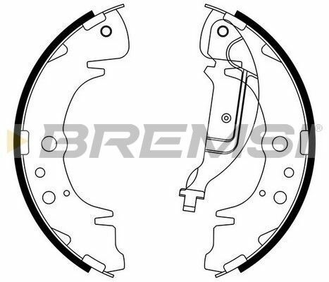 Гальмівні колодки зад. Hyundai Santa FE I 01-06/ Trajet 00-08 (Mando)