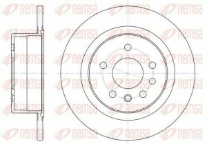 OPEL Диск гальмівний задній Omega B