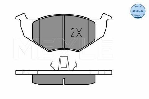 Колодки тормозные (передние) Seat Cordoba/Ibiza/Toledo 93-02/VW Golf III/Polo 91-02