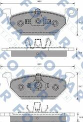 Колодки тормозные дисковые Колодки тормозные дисковые